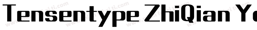 Tensentype ZhiQian YouErJ字体转换